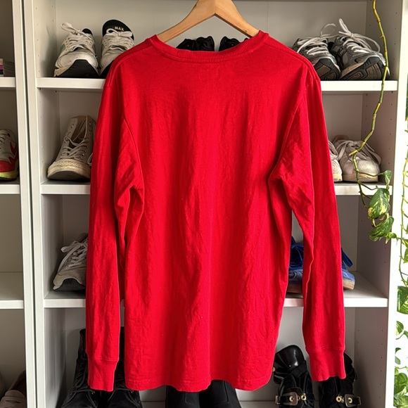 SUPREME - Arc Logo long sleeve Red. Size Medium - Picture 3 of 4